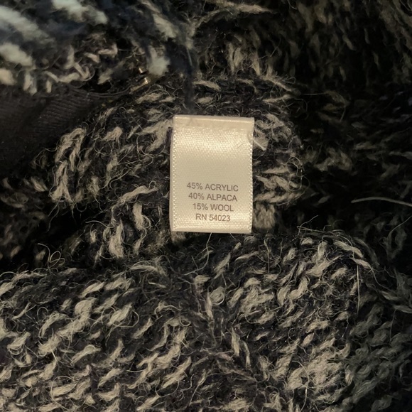 Banana Republic Super Soft Italian Wool Zip Sweater Vest - Picture 4 of 5